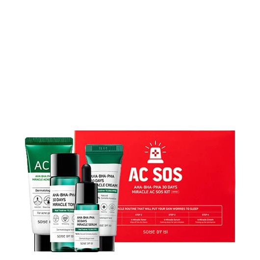 SOMEBYMI SOME BY MI - AHA BHA PHA 30 Days Miracle AC SOS STARTER Kit 4ea KOREA