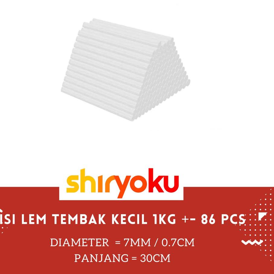 

Terlaris ISI Refill LEM TEMBAK KECIL PANJANG 1 KG GLUE GUN 30CM +- 86 STICK TAIWAN LEM BAKAR ..