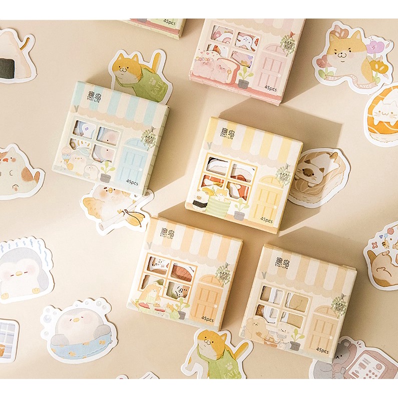 

sticker motif kartun lucu