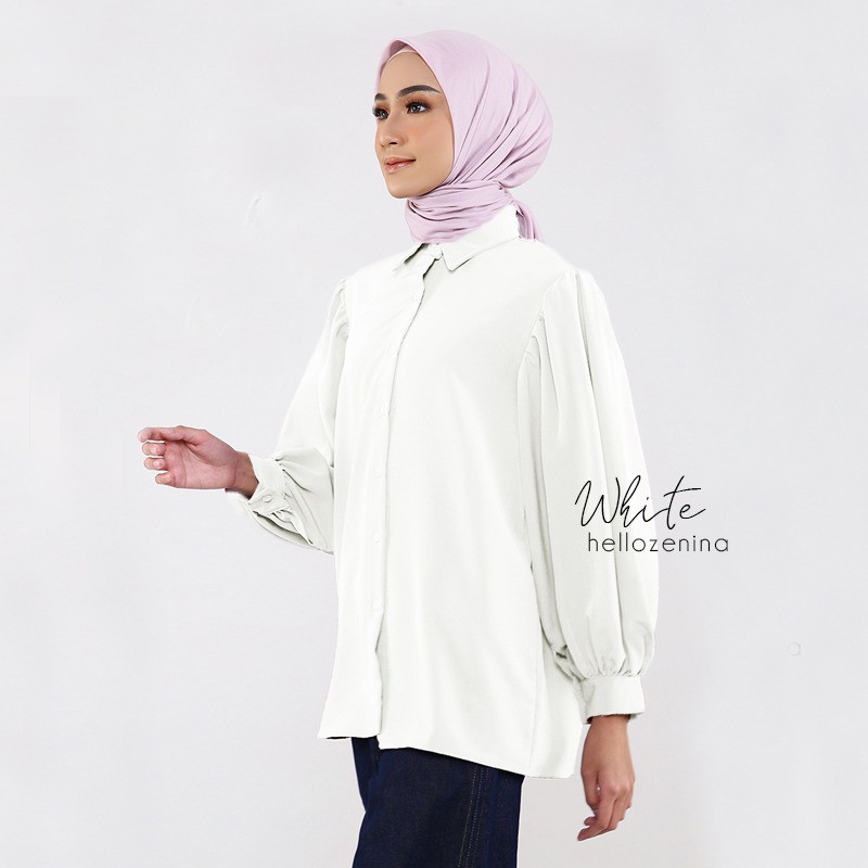 Atasan Kemeja Wanita Zinnia Hello Zenina-2