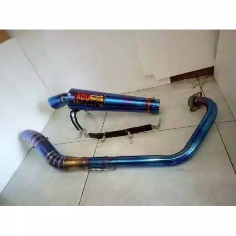 Knalpot kou bluemoon Vixion, Satria Fu, Sonic, CBR150R