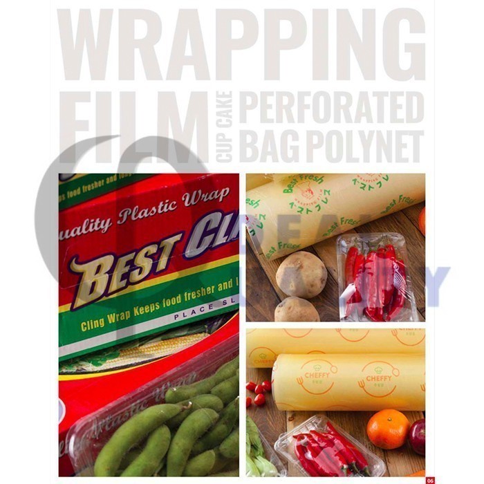 PLASTIK WRAPPING FILM MAKANAN 60CM X 500M - FOOD GRADE - BEST FRESH