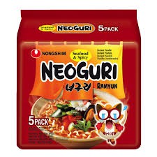 

Nongshim Neoguri 1 Pack - Spicy Ramyun (120gr x 5)