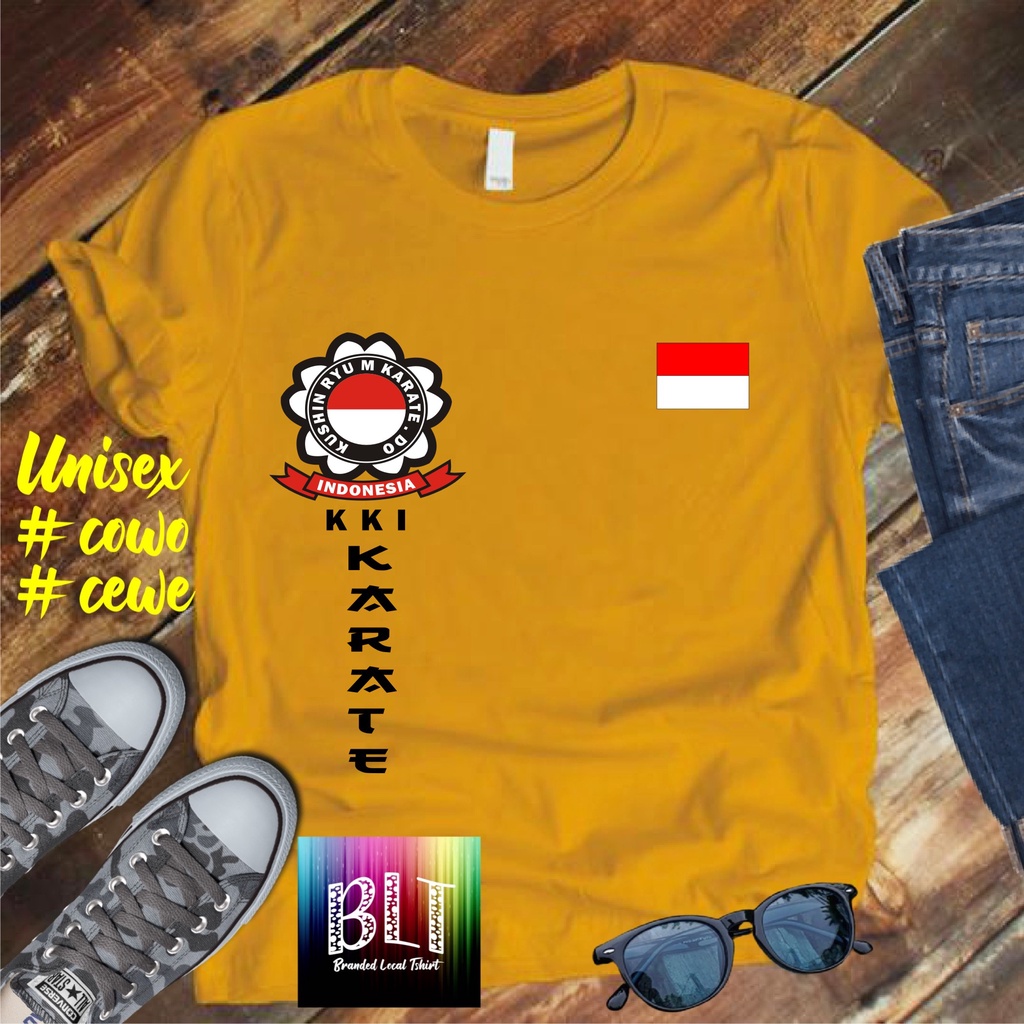 Cod Gratis Ongkir Kaos Karete KKI Bendera karate Indonesia silat karate /KAOS EKSPRESI JAWA KAOS BANDUNG MURAH KAOS DISTRO MURAH HIT MURAH NAMPOL GRATIS ONGKIR PROMO MURAH KAOS PAKAIAN PRIA TERLARIS/KAOS HITS/KAOS BANDUNG/KAOS MURAH/KAOS DISTRO