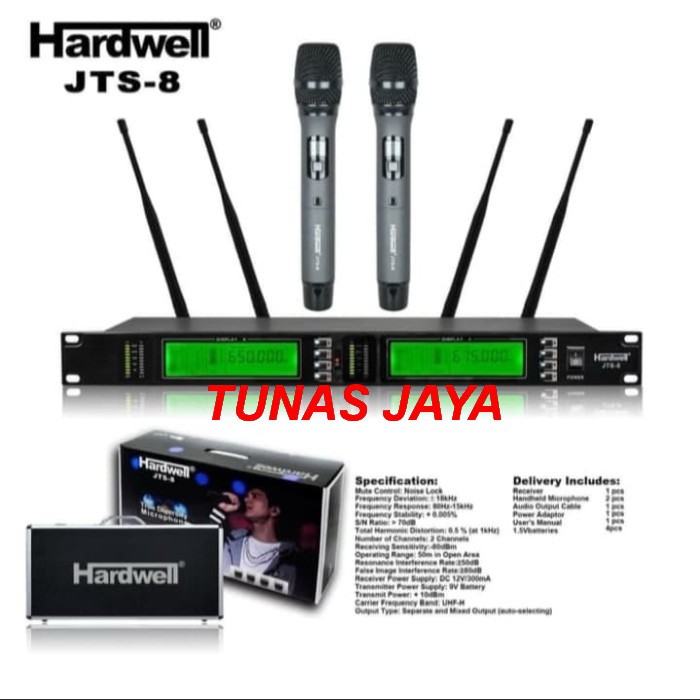 Microphone Wireless HARDWELL JTS-8 NEW original