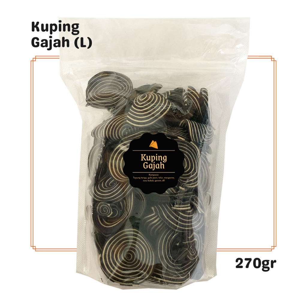 

Kuping Gajah (L) 270gr / Snack Cemilan / Camilan Manis