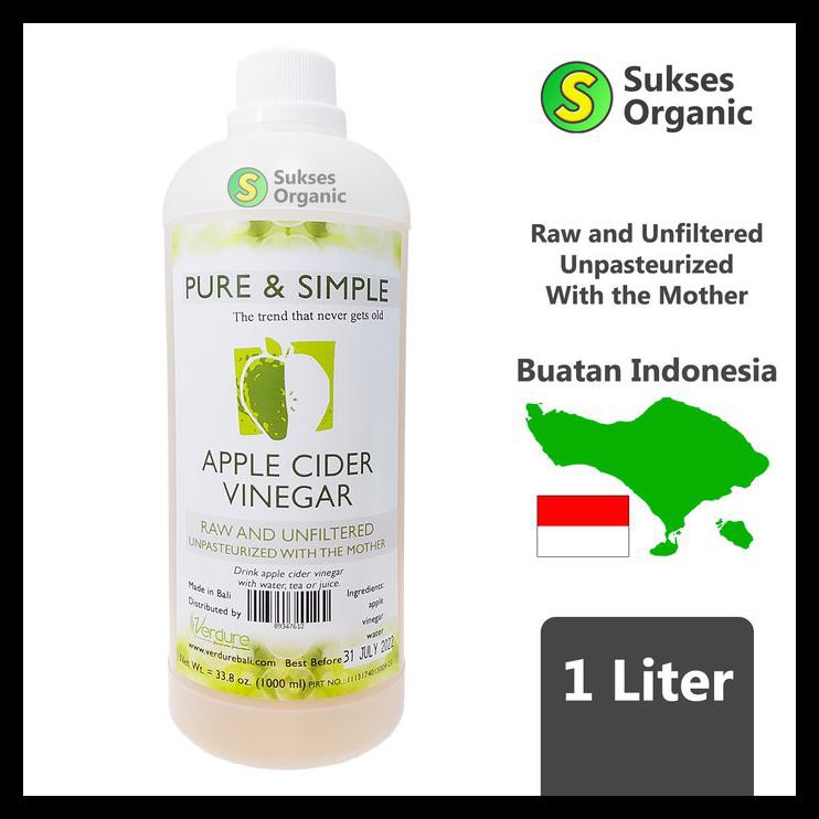 

Promo Apple Cider Vinegar / Cuka Apel | 1 Liter | Verdure