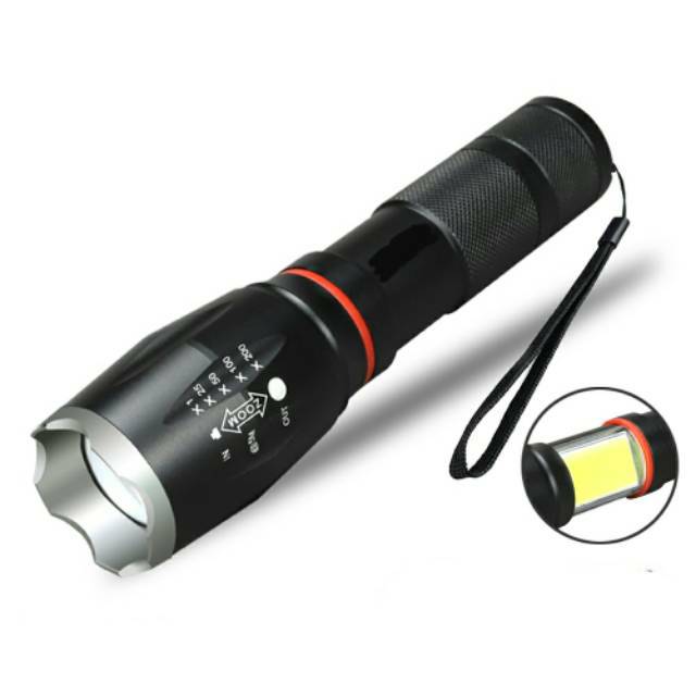 Senter LED XML T6 8000 lumens magnet COB flash