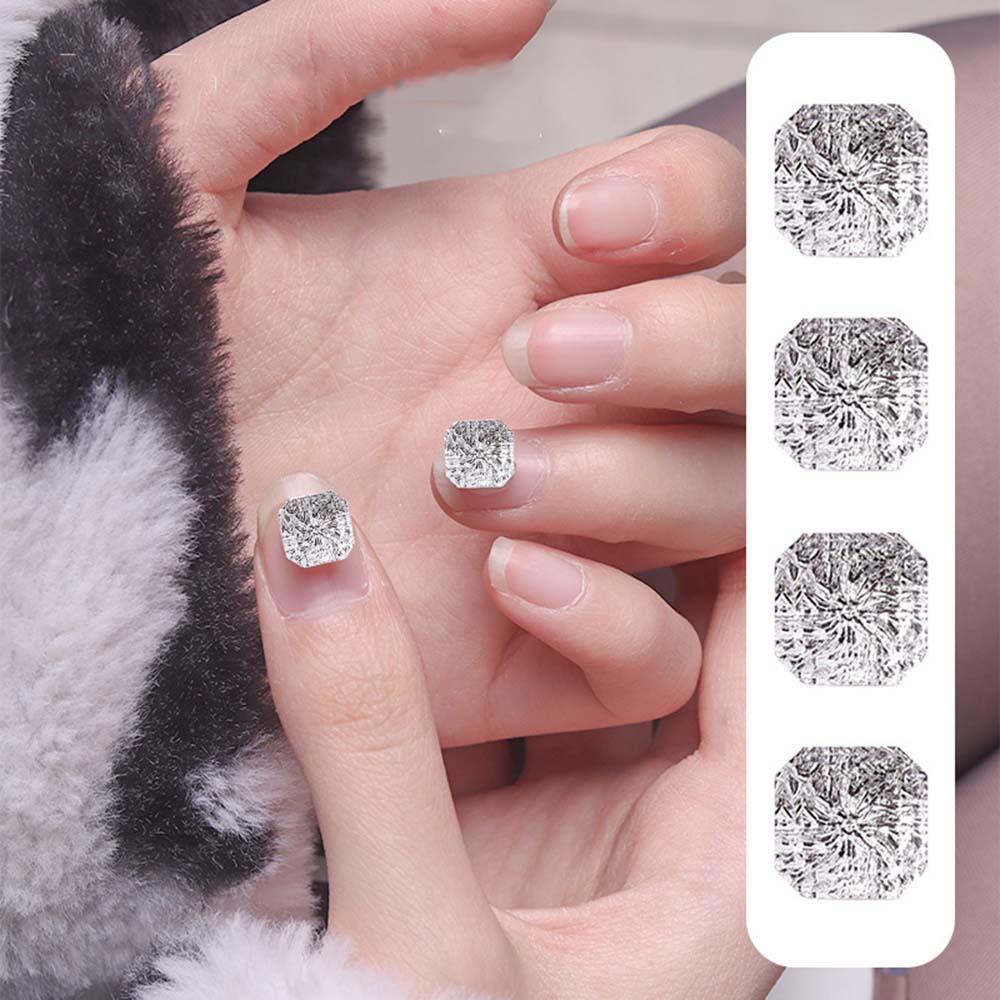 AUGUSTINA Agustin 3D Nail Art Rhinestones Halus Manikur Aksesoris Pesona Relief DIY Nail Art Ornamen