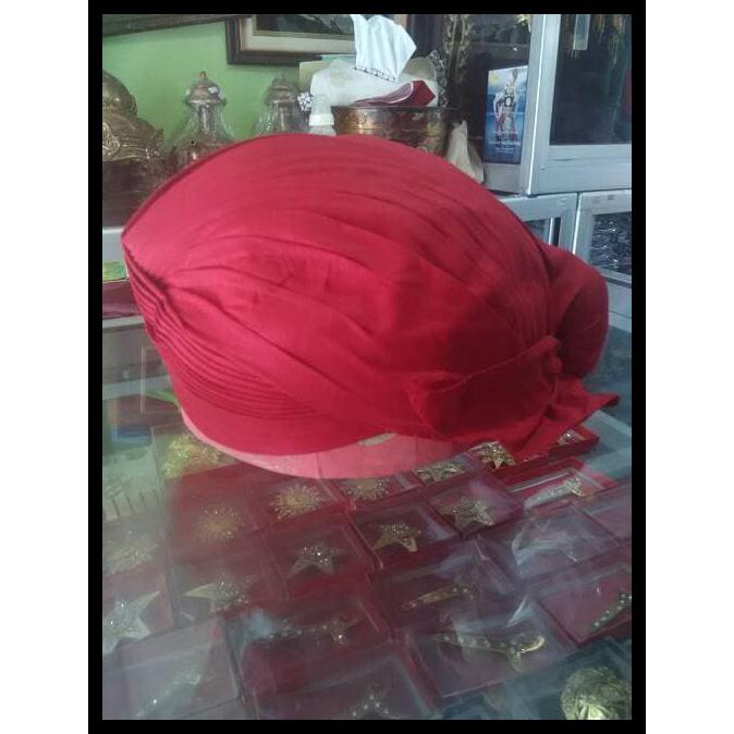 Terbaru Blangkon Jogja Jebehan Warna Merah