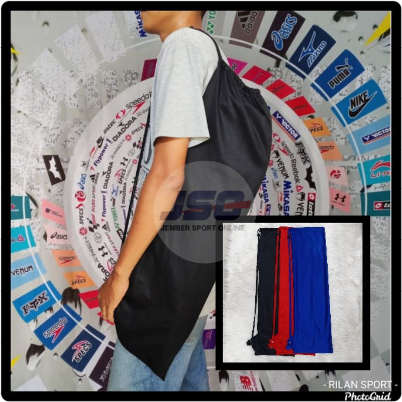 Tas pancing fishing bag string bag mancing mania mantap