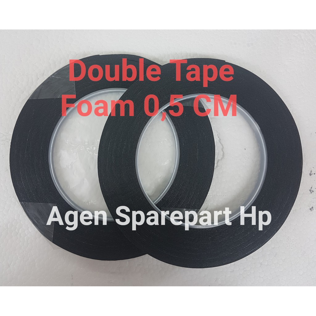 

Double Tape Foam Double Tape Busa Black Super Lengket 0.5 CM