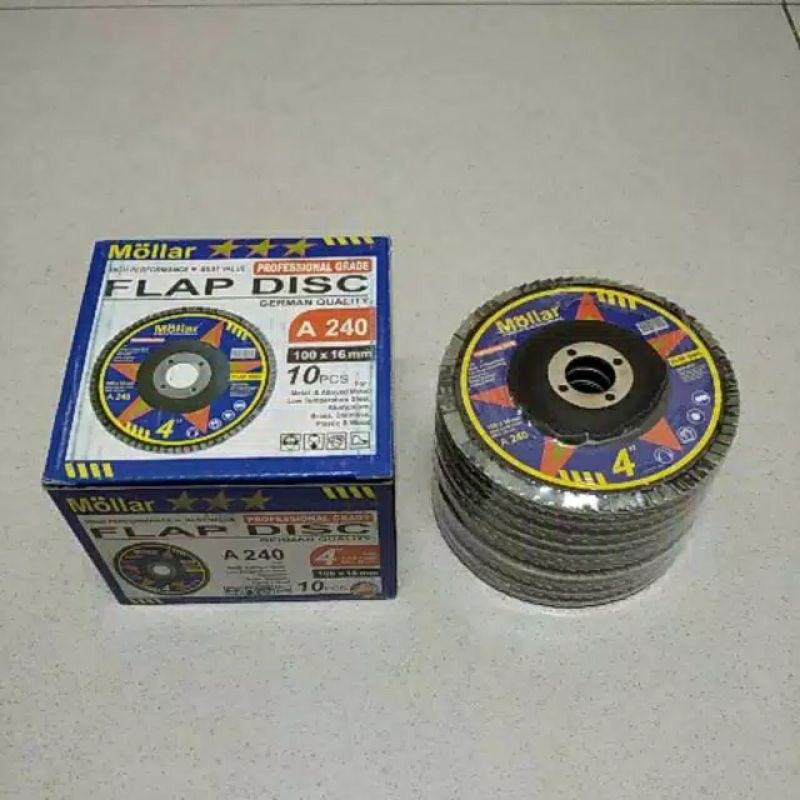 FLAP DISC 4&quot; MOLLAR