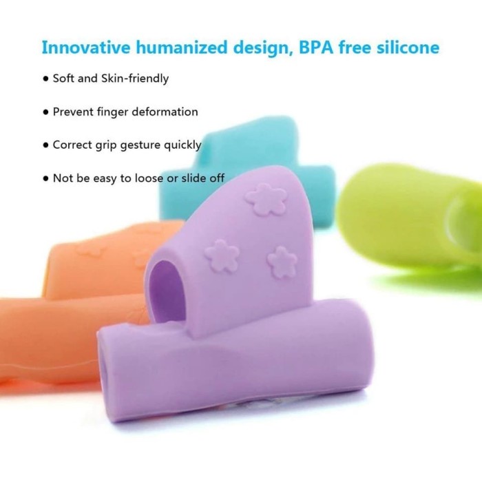 

Update Pencil Grip Pencil Hold Helper Alat Bantu Tulis Silicone Grip 6 Pcs Terbatas