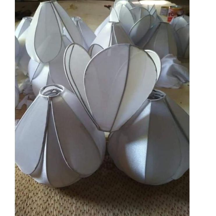 {SMJ.27Jn22ᴹ} Kap Lampu Bunga Dekorasi Model Kuncup Kelopak Bunga Tulip Untuk Dekorasi Pelaminan