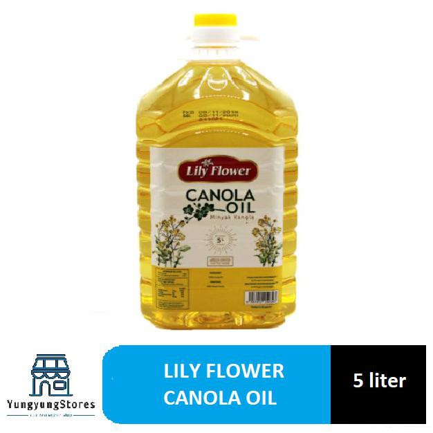 

MINYAK CANOLA OIL LILY FLOWER 5 LITER