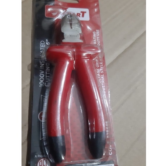 TANG POTONG 1000V 6&quot;/TANG LISTRIK AC/ELECTRIC PLIER/Tang Potong Kabel Listrik/ SIDE CUTTING/Tang Potong Kabel Listrik Kawat / Diagonal Cutting Plier 6&quot; 1000 Volt