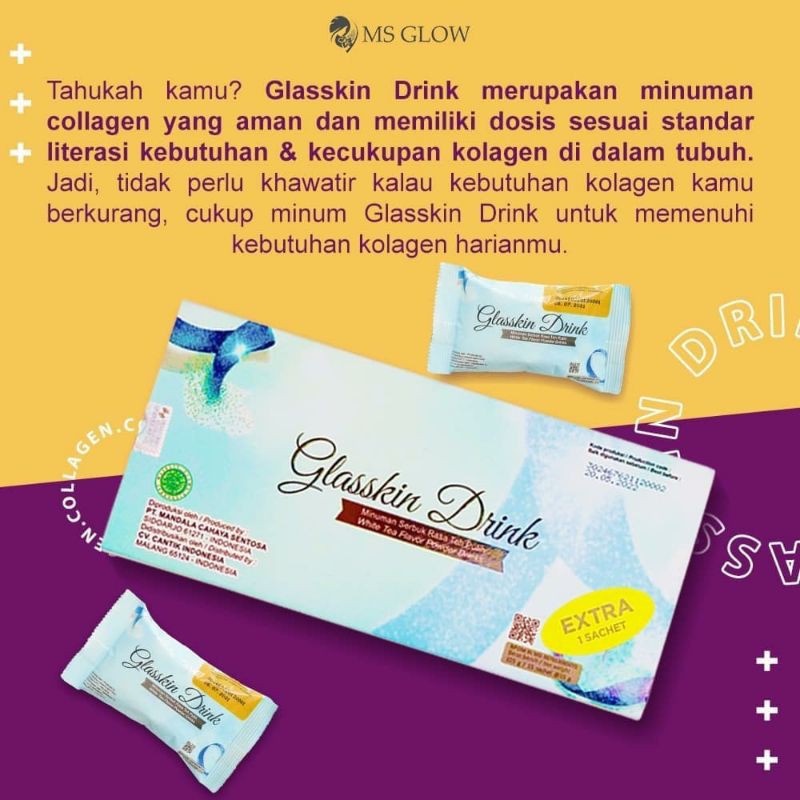 

Glasskin Msglow FREE BOTOL MINUM & TOTE BAG Cantik
