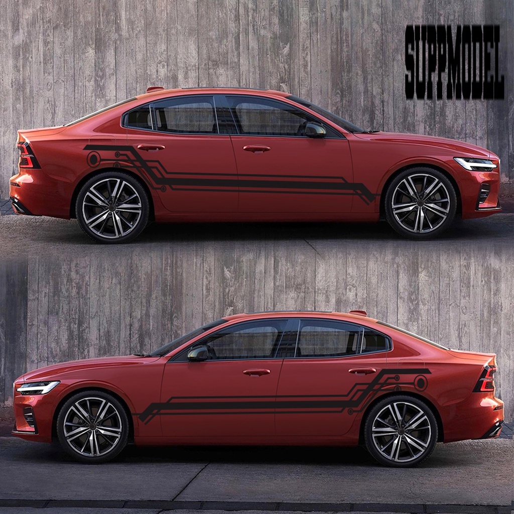 2pcs Stiker Mobil Motif Tulisan Noshrinking Untuk SUV