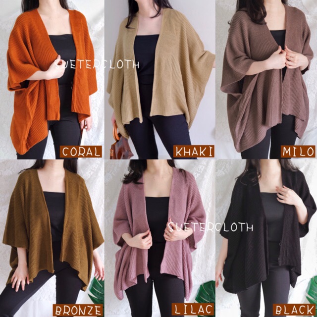 cardigan batwing