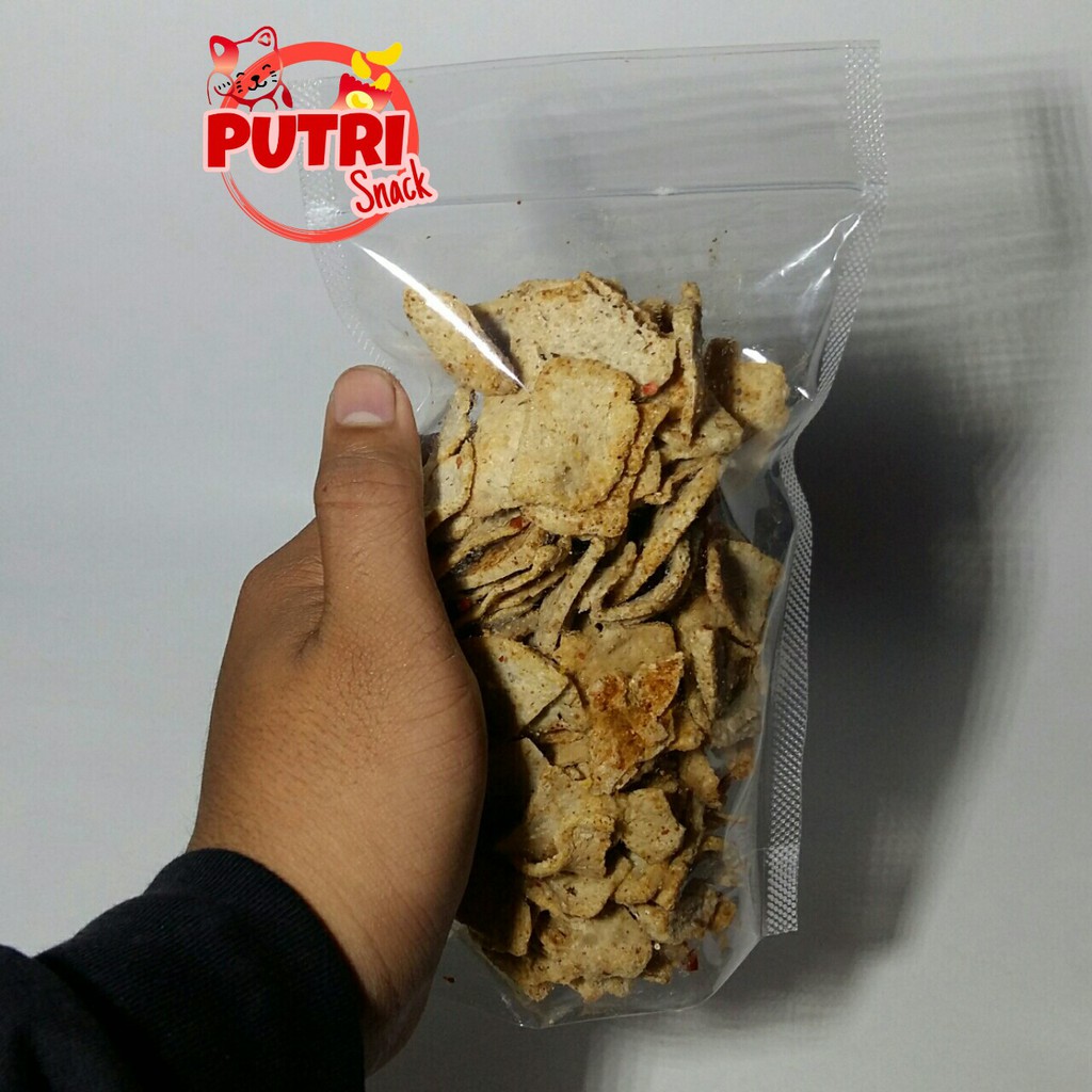 Keripik Basreng Baso Goreng 50gr+ Daun Jeruk