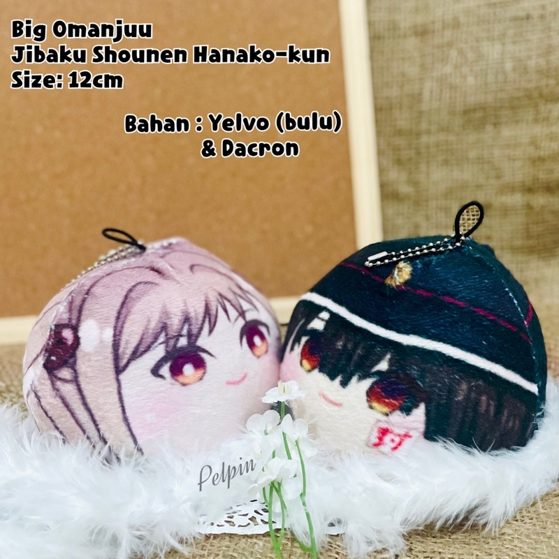 boneka anime omanjuu jibaku shounen hanako kun nene toilet bound hanako kun big omanjuu besar