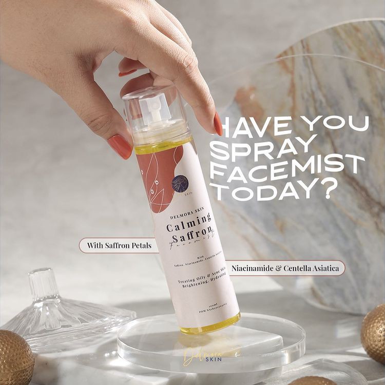 [Hot Sale] Delmora Skin Calming Safron 100 gr (Distributor Resmi)