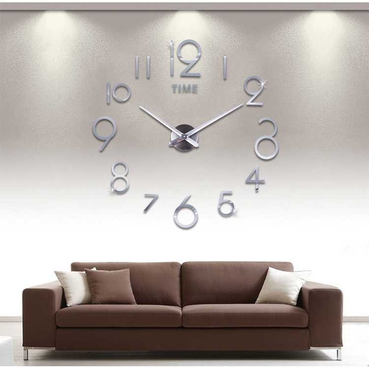 Jam Dinding DIY Giant Wall Clock Quartz Creative Design - DA03