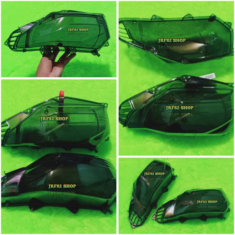 cover filter transparan Vario 125 dan 150 LED new 2018,2019,2020 smoke