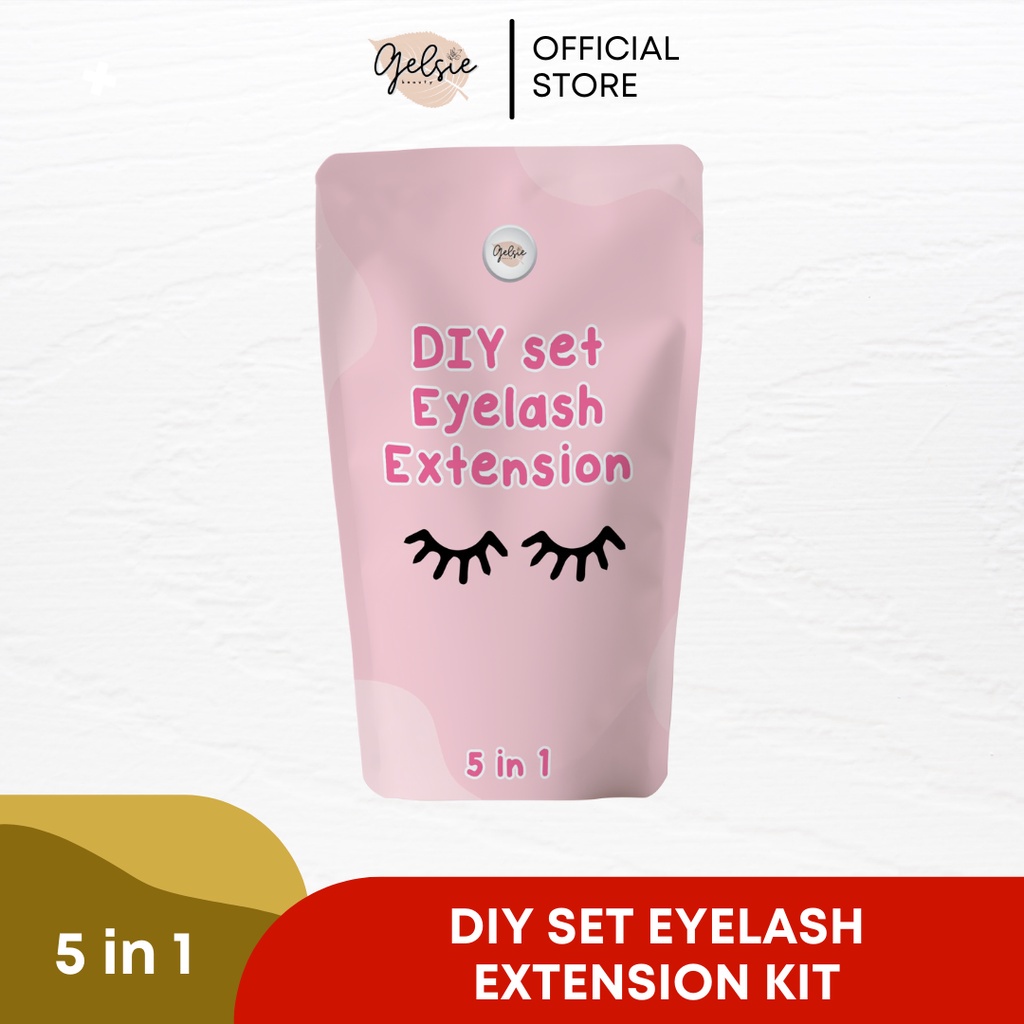 GELSIE DIY SET EYELASH EXTENSION 5 IN 1