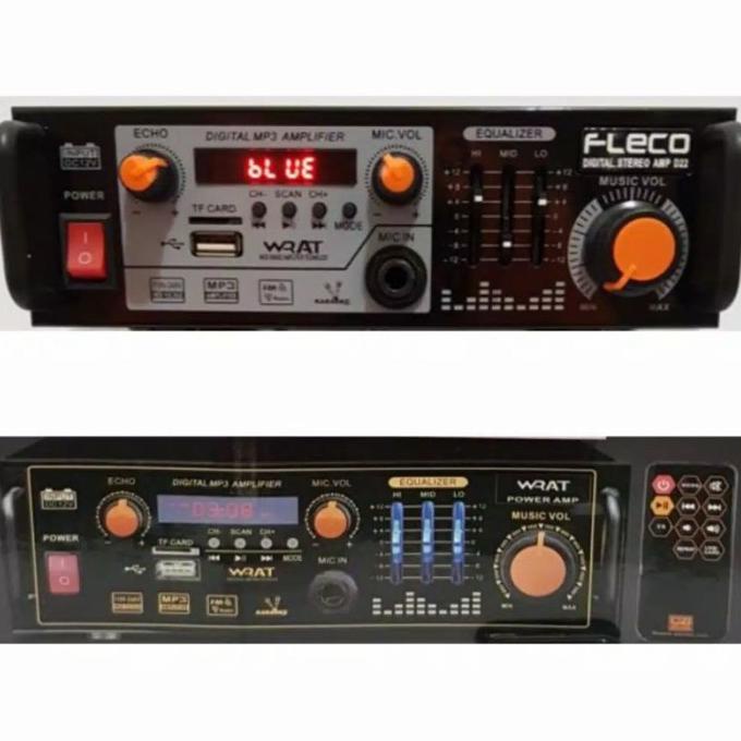 COD Amplifier Fleco D22-Power Ampli Bluetooth Karaoke Fleco D22 USB .
