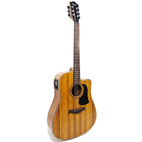 Gitar Akustik Elektrik Merk Camwood Original Seri IWC-243 NSK Jumbo Senar String Trusrod Jakarta