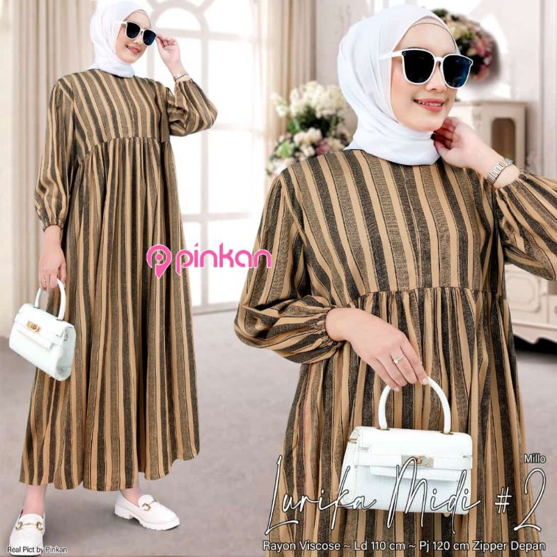 NEW NEW NEW LURIKA MIDI ORI BY PINKAN 100%