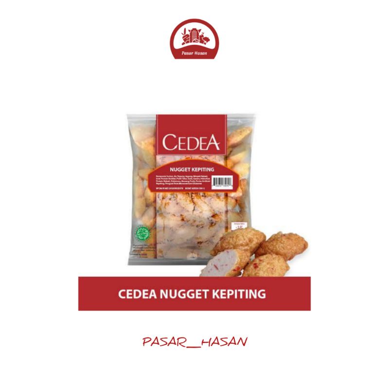 

PASAR HASAN | 500gr Nugget Kepiting Cedea | Frozen Food | Sayur Online