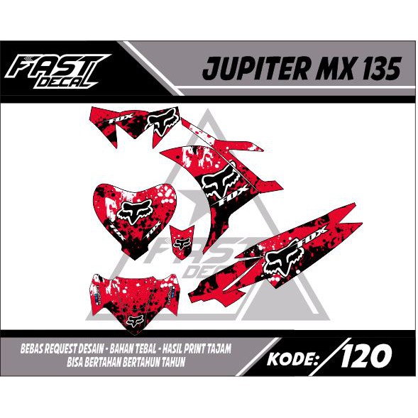 Decal jupiter mx 135 120
