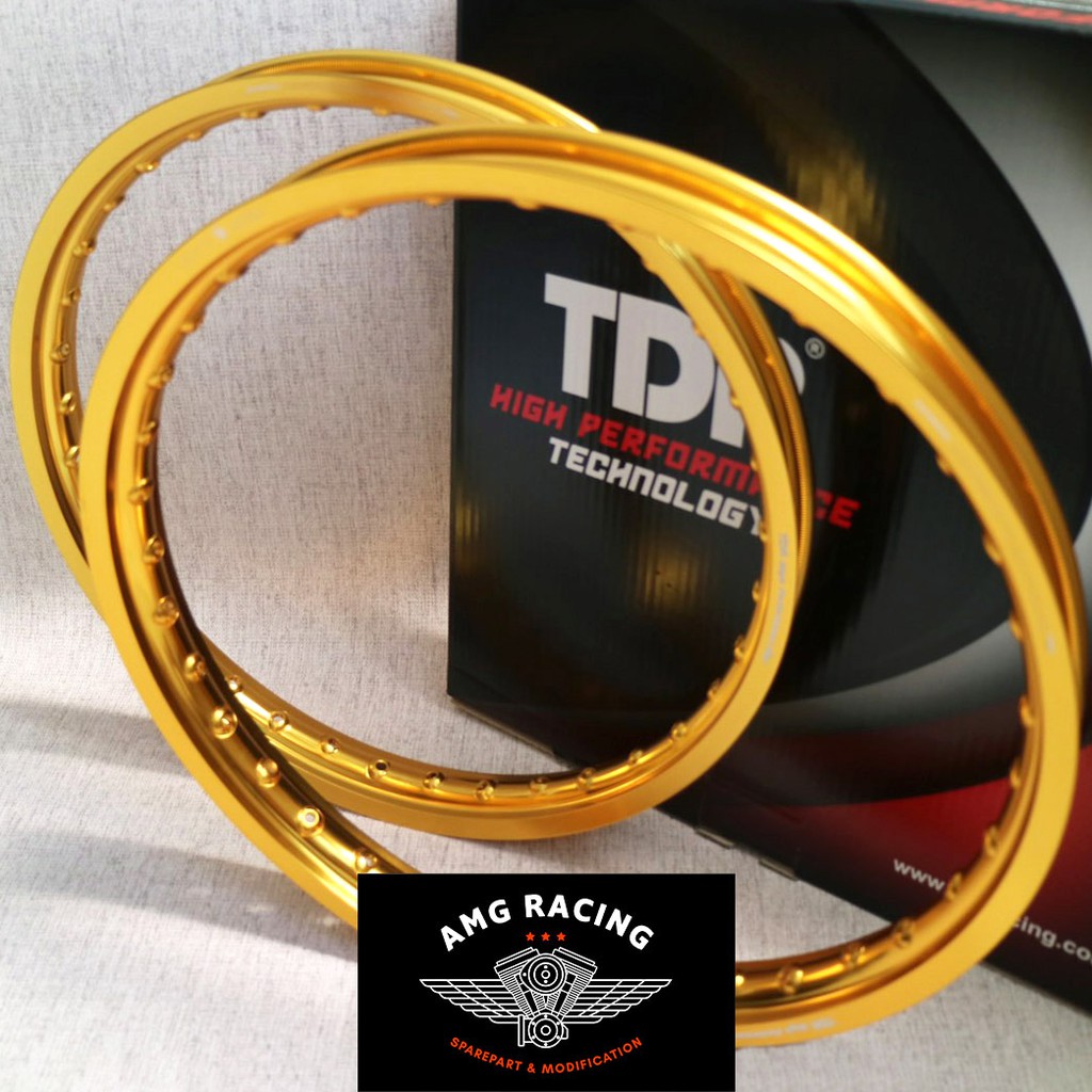 Velg TDR WX Gold Set 17 x 140 / 140 Warna Emas Gold