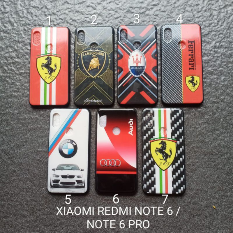 Case gambar Xiaomi Redmi Note 6 . Note 6 PRO motif cowok soft softcase softshell silikon cover casing kesing housing