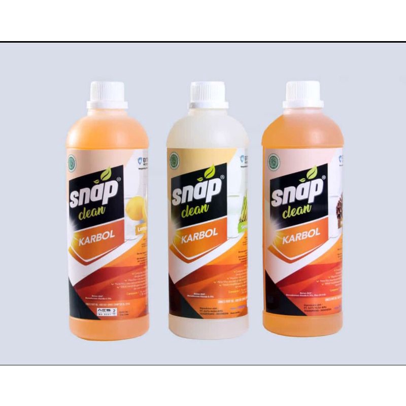 snap clean karbol sereh,pine, lemon 1L