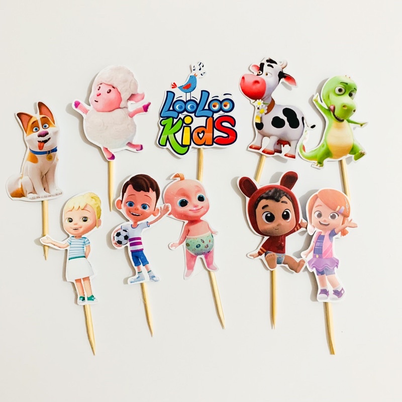Looloo Kids Topper Cupcake Birthday / Hiasan Kue Ulang Tahun