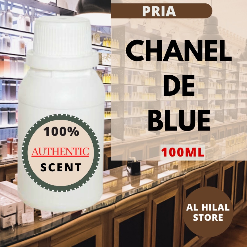 PARFUM REFILL BLUE DE CHANEL 100ML BIBIT ORIGINAL REPACK CHANEL BLUE PARFUM PRIA