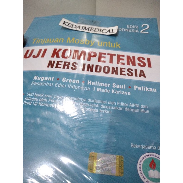 (ORIGINAL)  BUKU UKNI TH. 2022 TINJAUAN MOSBY UNTUK UJI KOMPETENSI NERS INDONESIA EDISI 2 TERBARU