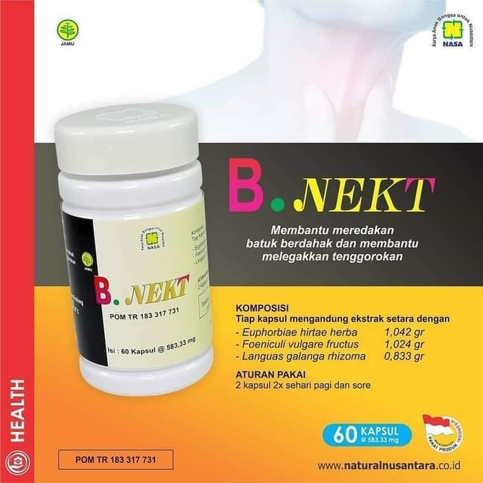 

Bnekt Nasa Obat Batuk Herbal Ampuh Obat Radang Tenggorokan Kesehatan Paru Paru ready