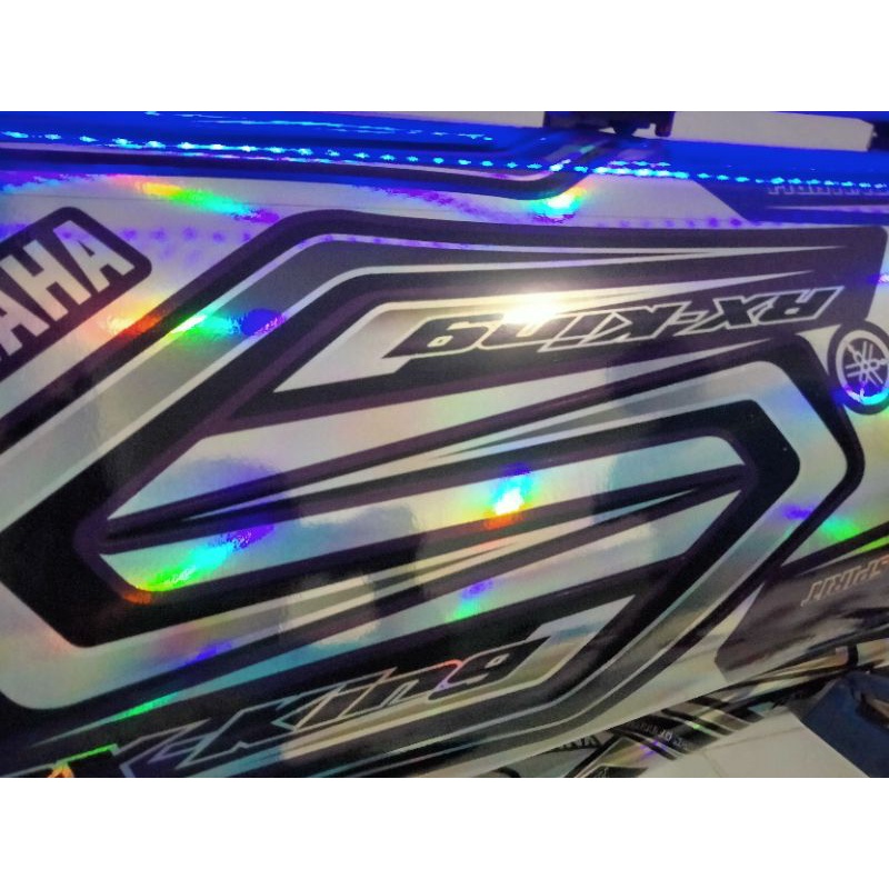 striping stiker RX king custom hologram versi 1-1