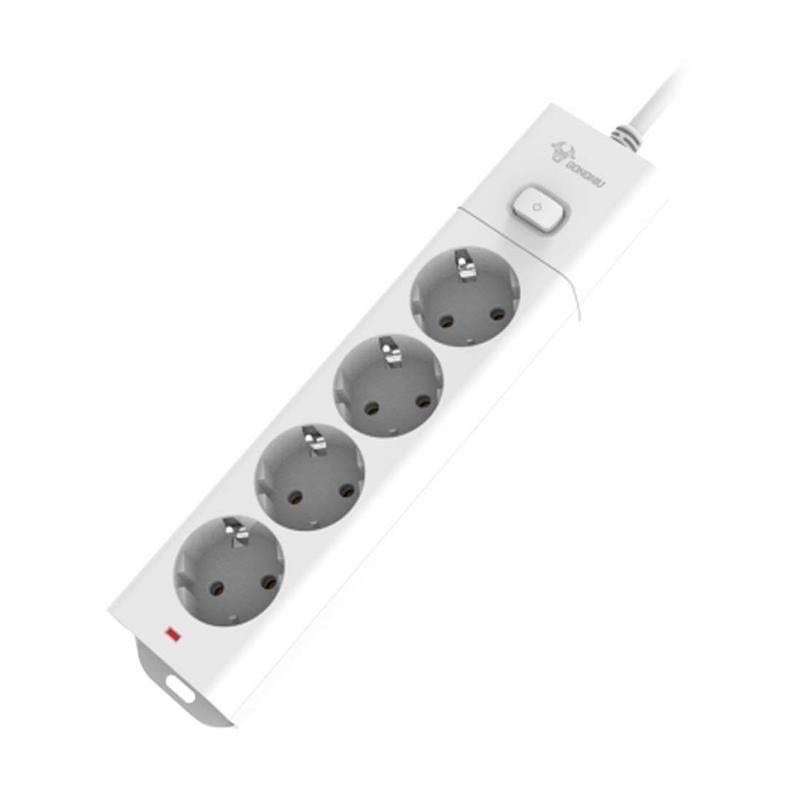 GONEO Stop Kontak/Power Strip 4 Lubang Colokan G1040 Dengan Kabel (1.5m / 3m / 5m) GONGNIU