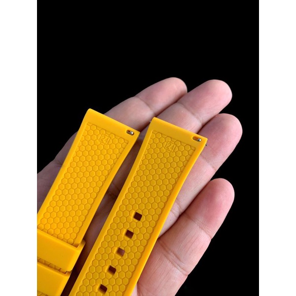 Strap Tali Jam Tangan Silikon Kuning Alexandre Christie