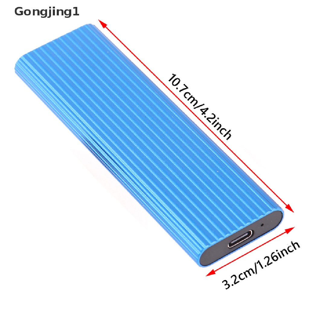 Gongjing1 Hardisk Eksternal Ssd 1tb 2tb 4tb 8tb 3.1 Tipe C