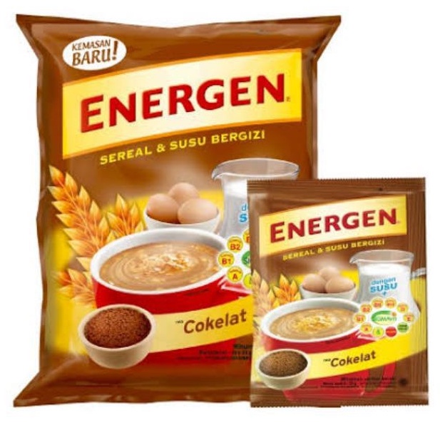 

ENERGEN COKELAT Isi 20 Sachet || Sereal dan Susu || Menu Sarapan Bergizi