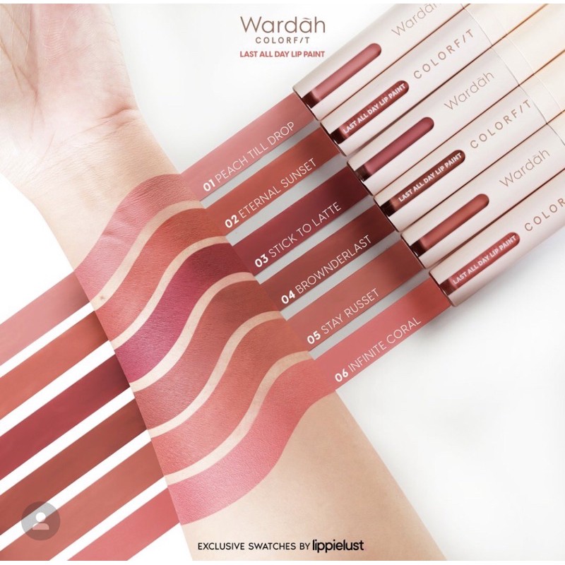 Wardah Colorfit Last All Day Lip Paint