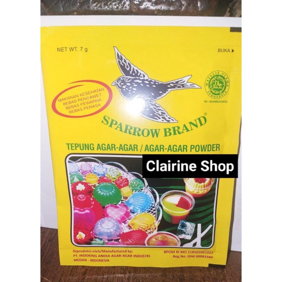 

Agar agar merek Sparrow