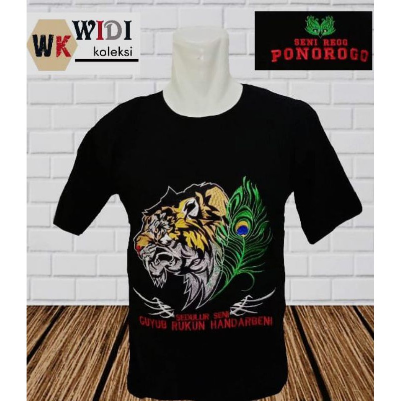 Kaos bordir reog ponorogo
